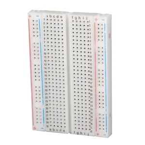 400 Tie Point Prototype Breadboard 83x55mm Solderless Reusable Circuit Testing - Picture 1 of 7