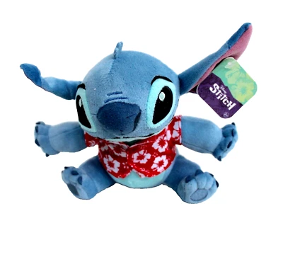 Disney Lilo & Stitch Camisa Hawaiana Puntada Peluche Juguete 6" Foto 1 de 3