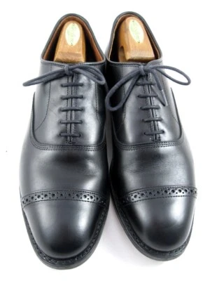 Allen Edmonds  "Fifth Avenue" Cap-Toe Oxfords 9.5 D Black Made in USA(582N) - Image 1 of 4