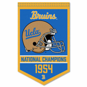UCLA Bruins Football National Champions Banner Flag