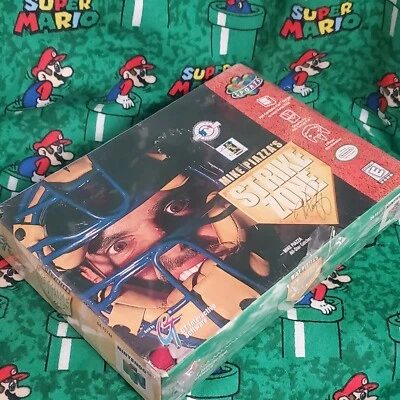 Mike Piazza's Strike Zone Nintendo 64 1998 Factory New Sealed Shelf Wear Crushed - Image 1 of 4