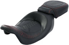Rider and Passenger Seat Low Profile 2-Up Motorcycle Seat Fit for Harley Touring