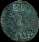 Augustus  27 BC - 14 AD . Lungdunum . Countermark AUG. Error reversed S in SC