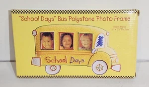 NIB "School Days" Bus Photo Frame School Bus - Picture 1 of 3