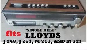 SINGLE BELT FITS LLOYDS 1970'S 8 TRACK PLAYER J-248 J-251 M-717 M-721 (1-BELT)!! - Picture 1 of 2