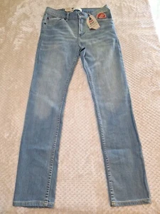 Levis 510 Skinny Stretch Jeans Youth's Teen Size 18 29X29 Acid Wash Denim Boys - Picture 1 of 15