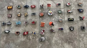 Sports Croc Charms NFL, NBA, MLB, NHL & College, Plus 5 For $10 - Picture 1 of 5