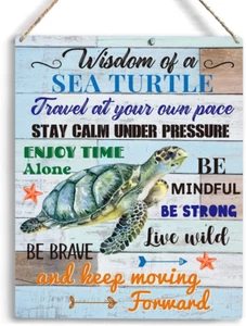 Sea Turtle Decor Inspirational Turtle Decor for Office Bedroom Living Room Home - Picture 1 of 12