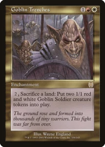 Magic the Gathering (mtg): APC: Goblin Trenches (x 4) - Rare - Picture 1 of 1