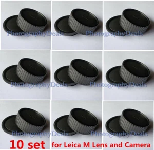 10 x Objektivkappe Rückseite Abdeckung und Kamera Gehäusekappe Abdeckung für Leica M Kamera - Bild 1 von 9