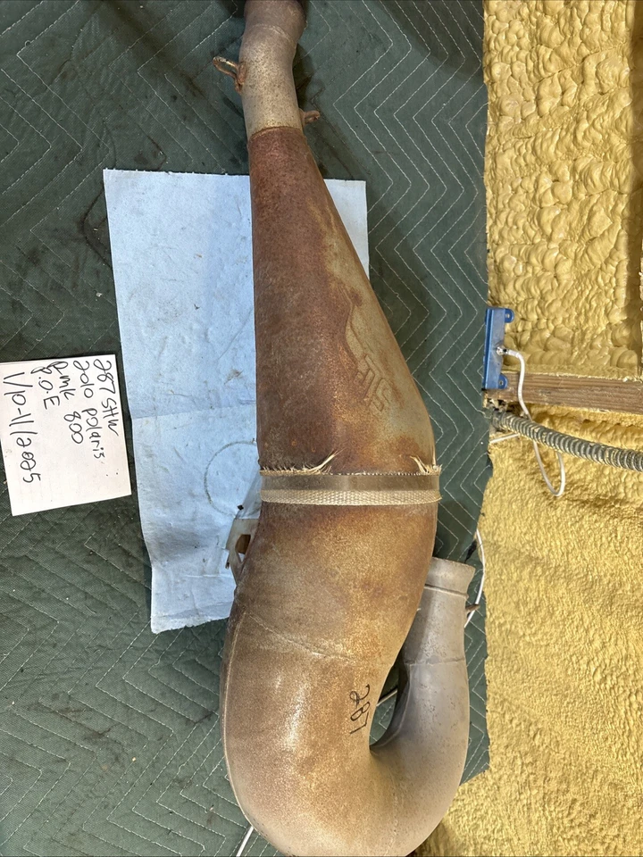 2010 Polaris RMK 800 SLP exhaust pipe expansion chamber 287 - Image 1 of 4