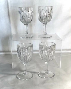 4 cócteles de jerez Duncan & Miller Crystal Mardi Gras 4 3/8" - Imagen 1 de 1