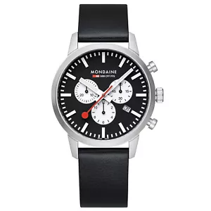 Mondaine Herren Armbanduhr Chrono MSD.41420.LBV Saphirglas 41mm - Bild 1 von 6