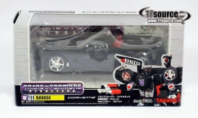 Takaratomy Transformers Binaltech BT-11 Ravage Feat. Chevrolet Corvette Z06 Conv - Image 1 of 4