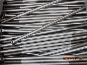 (LOT OF 10) 3/8-16 x 10" Stainless Steel Round Head Carriage Bolt - Picture 1 of 1