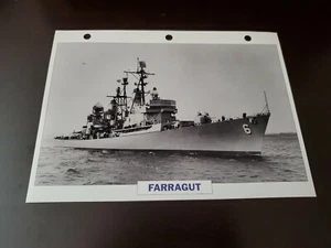 USS Farragut foto e scheda informativa 1958 - Foto 1 di 2