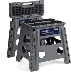 13" Folding Step Stool for Adults and Kids Holds up to 300 Lbs ,Non-Slip Folding - Picture 1 of 9