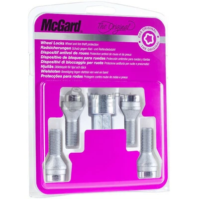 Chrome McGard 27204SU 12x1.5 Lock Bolts for Opel Tigra 94-00 on Original Wheels - Image 1 of 2