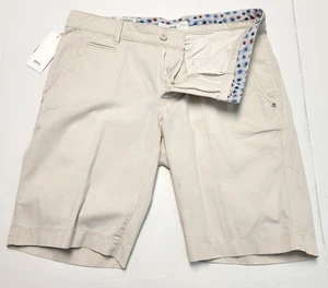 Pantalones Cortos Chinos BRAX Para Hombre 32 PEQUEÑOS UE 46 Beige Hueso BARI Algodón Calce Regular $128 - Imagen 1 de 7
