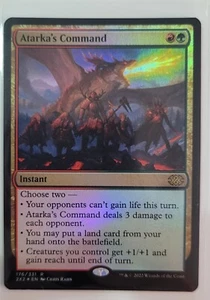 Atarka's Command FOIL 176 Double Masters 2022 2X2 Como Nuevo Magic The Gathering - Imagen 1 de 2