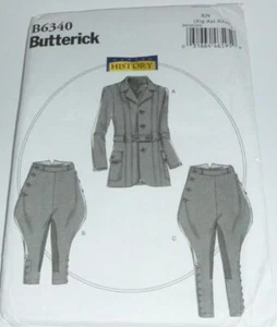Chaqueta Victoriana Ecuestre Jodphurs Disfraz Histórico Patrón Costura 46-56 - Imagen 1 de 4