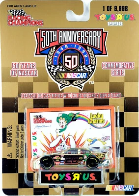1:64 1998 RACING CHAMPIONS #26 Lucky Charms TOYS R US FORD TAURUS JEFF BURTON - Image 1 of 4