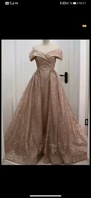 robe longue doré - Photo 1/4