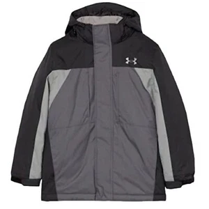 Under Armour Nueva Chaqueta de Vellón Impermeable 3 en 1 para Niños Talla 4 Westward Negra Gris - Imagen 1 de 13