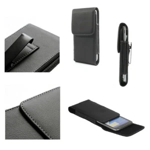 for Cubot X6 Case Metal Belt Clip Synthetic Leather Vertical Premium - Picture 1 of 9