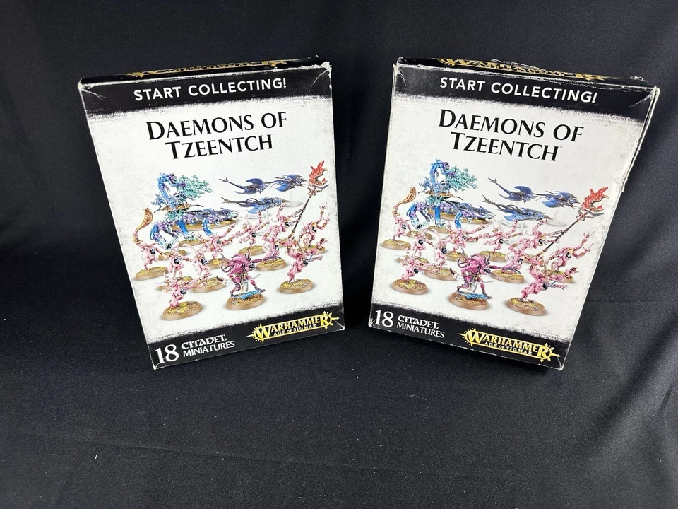 Warhammer Age Of Sigmar Old World 40K Daemons Of Tzeentch Lot - Image 1 of 4