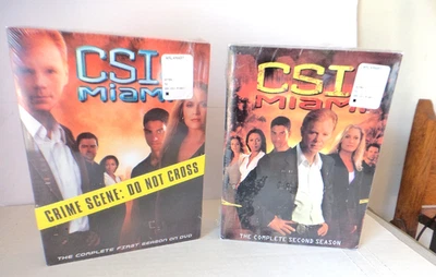 CSI Miami Season 1 and 2 New Sealed Foto 1 de 4