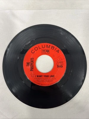 THE PUSSYCATS 45 RPM - Girl Garage I Want Your Love COLUMBIA The Rider - Image 1 of 4