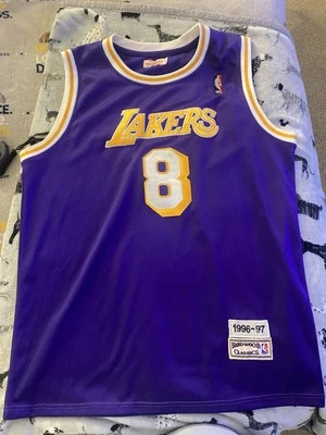 Vintage Mitchell & Ness Stitched Kobe Bryant #8 LA Lakers Jersey - Image 1 of 4