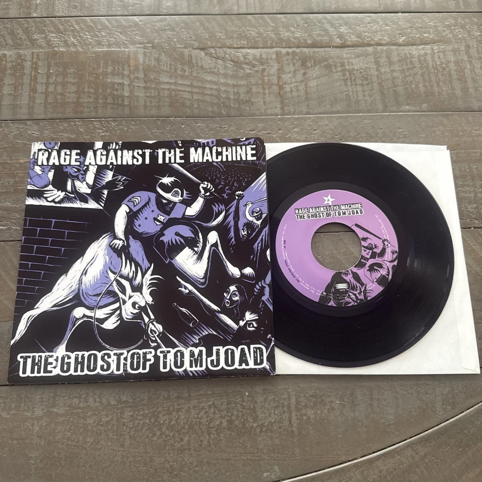 Rage Against The Machine RATM "The Ghost of Tom Joad" 7" Vinyl Purple Promo - Image 1 of 4