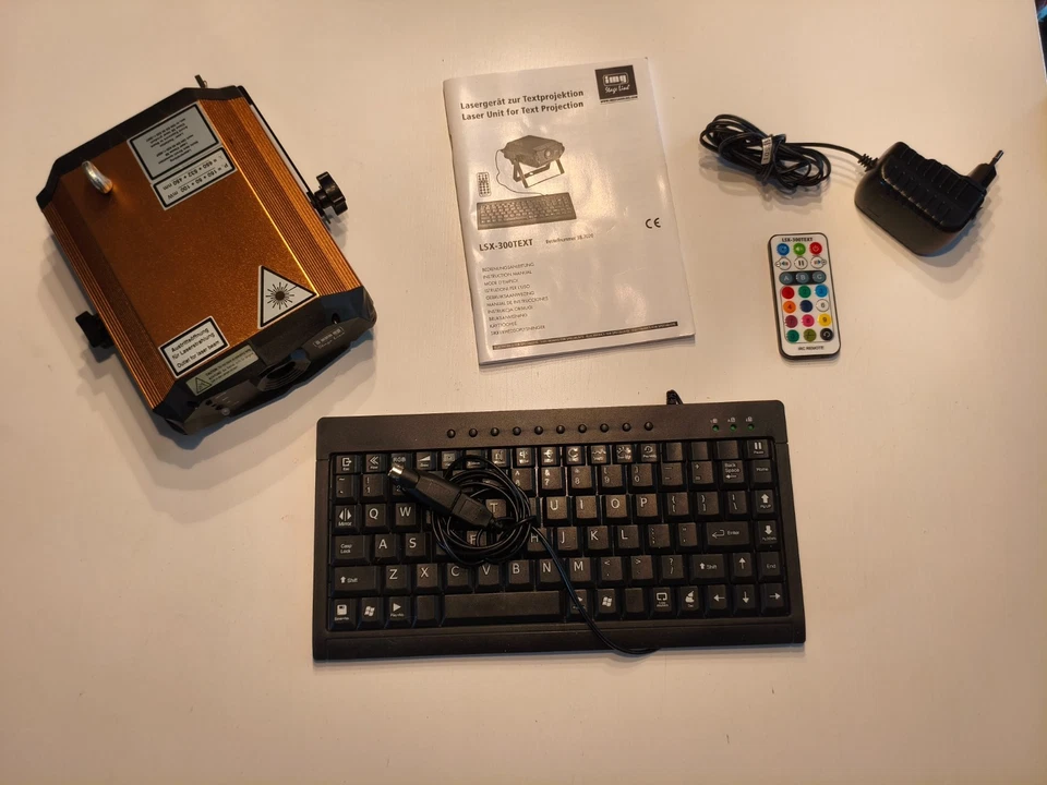 IMG Stageline LSX-300TEXT Laser-Effektgerät - Bild 1 von 4