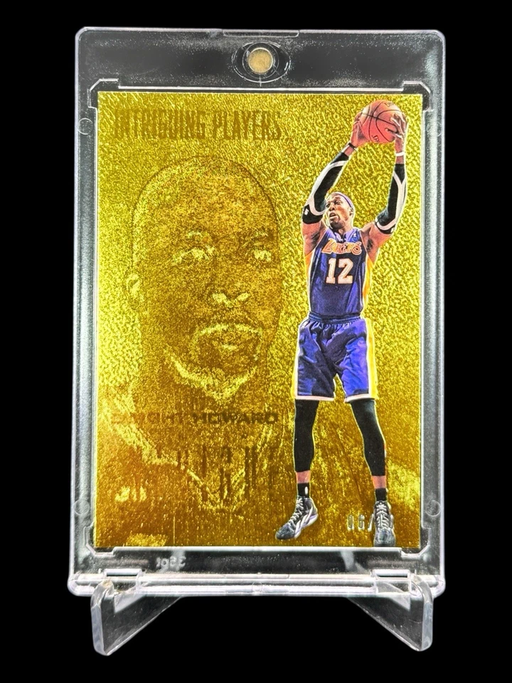 2012/13 Panini Intrigue DWIGHT HOWARD GOLD REFRACTOR (6/10) Intriguing Players - Image 1 of 4