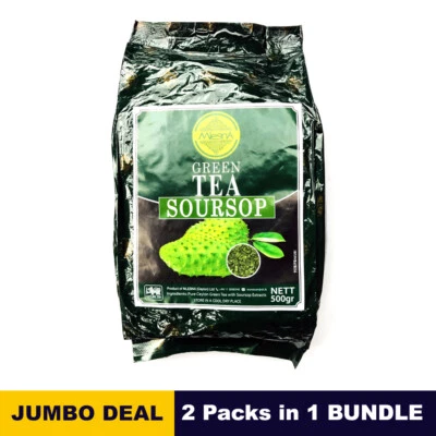 Mlesna Té de Ceilán Guanábana Té Verde con Extractos Naturales 500g (17.63oz) x 02  Foto 1 de 2