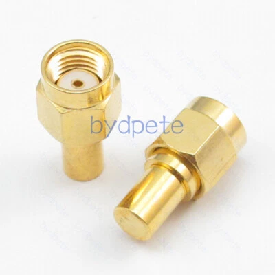 RP-SMA male RF coaxial plug Termination Terminator Load 1W DC up to 3.0GHz 50ohm - Image 1 of 4