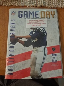 Baltimore Ravens Spieltag Programm 1997 Letztes Spiel im Memorial Stadium *versiegelt* - Bild 1 von 3