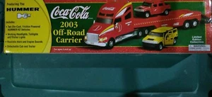 NEW MIB Coca ' Cola Truck 2003, Off - Road Carrier, Includes 2 HUMMER H2 CARS  - Picture 1 of 1