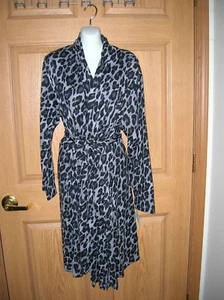 N - NATORI - OMBRE LEOPARD ROBE - ANIMAL PRINT - SIZE MEDIUM - NWT!! - Picture 1 of 3