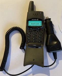 Ericsson T28s Mobile Phone - (2G GSM) - "Urban Grey" (July 2001) Powers On - Afbeelding 1 van 5