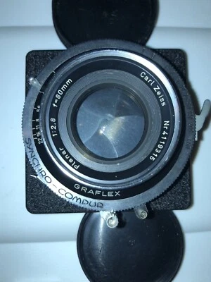 Lente obturadora plana Graflex vintage 2,8; 80 mm  Foto 1 de 4