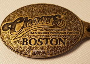 Vintage Cheers Metal Keychain - Boston Paramount 2003 - Charles Products ADV1 - Bild 1 von 4