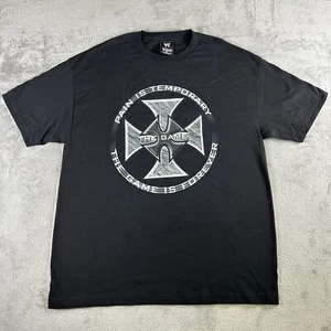 Camisa Negra RARA WWE Triple H Pain Is Temporary The Game Is Forever 2002 Hombres XL - Imagen 1 de 13