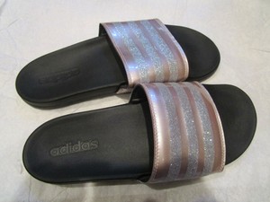 adidas adilette slides rose gold