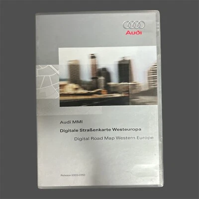 Audi MMI Digitale Straßenkarte Westeuropa Version 2008 4E0919884B - Bild 1 von 3