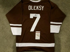 STEVE OLEKSY AUTOGRAPHED HERSHEY BEARS JERSEY JSA COA. - Picture 1 of 3