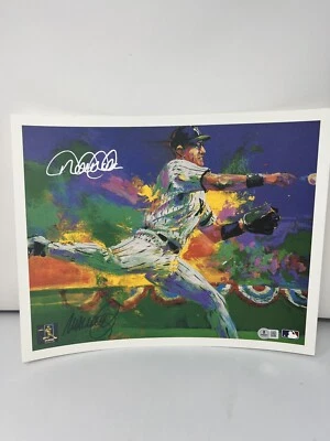 Derek Jeter Signed Malcolm Farley 12X15 Art Litho Beckett COA - Image 1 of 4