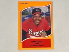1990 ProCards Minor League Frank Thomas #46 Rookie RC AA Birmingham Barons-MiLB